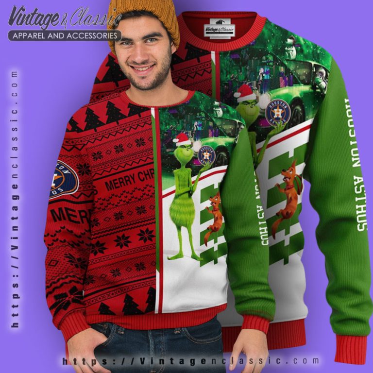 Houston Astros Grinch Ugly Christmas Sweater Ugly Sweater Houston Astros Grinch Ugly Christmas Sweater Ugly Sweater