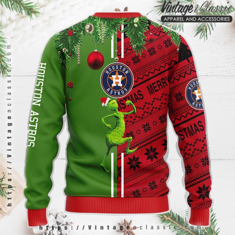 Houston Astros Grinch Ugly Christmas Sweater back Ugly Sweater Houston Astros Grinch Ugly Christmas Sweater back Ugly Sweater