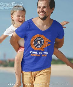 Houston Astros Millennium Falcon Come To The Astros Side V Neck TShirt