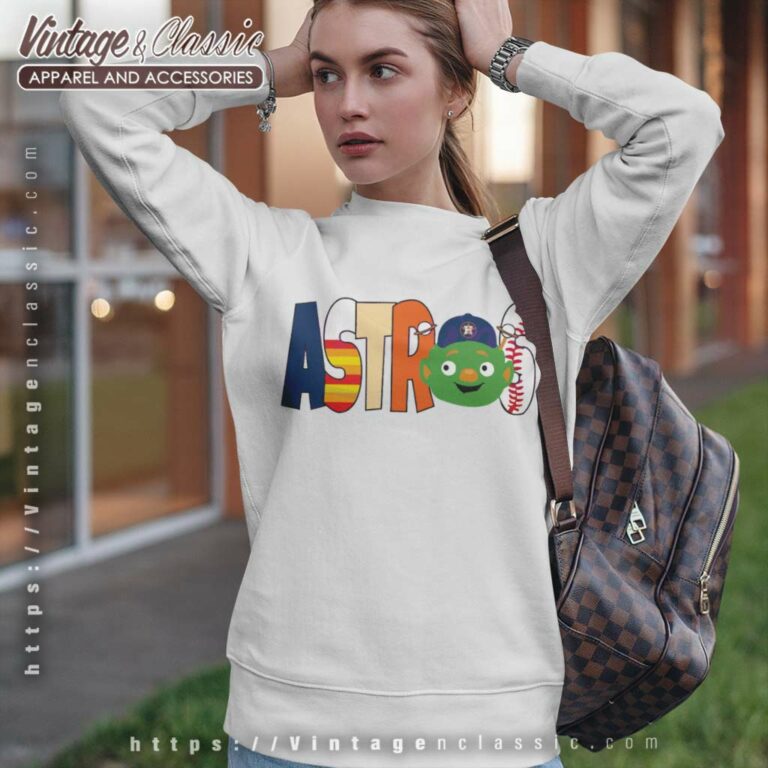 Houston Astros Orbit Mascot Sweatshirt Houston Astros Orbit Mascot Sweatshirt