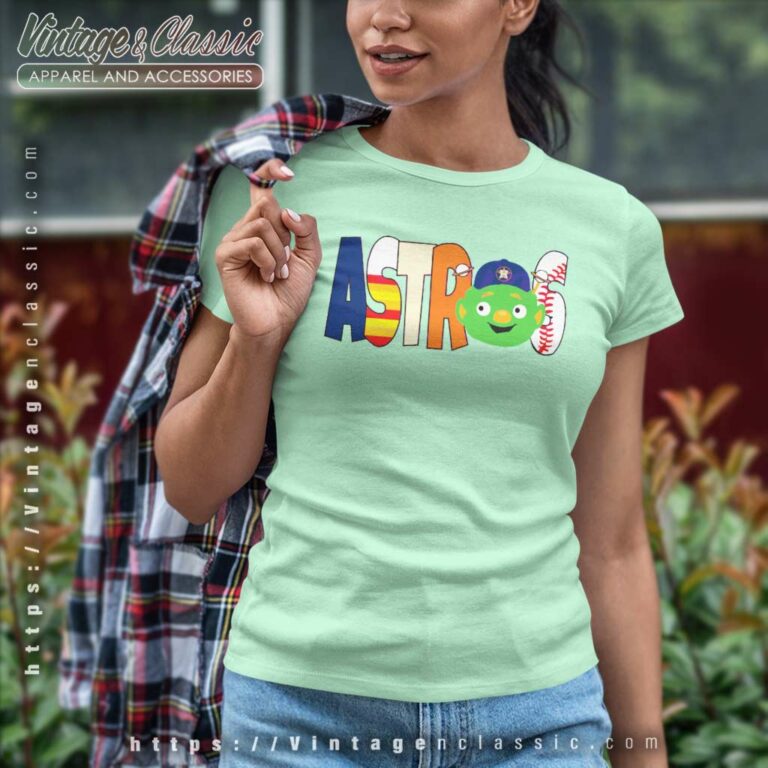 Houston Astros Orbit Mascot Women TShirt Houston Astros Orbit Mascot Women TShirt