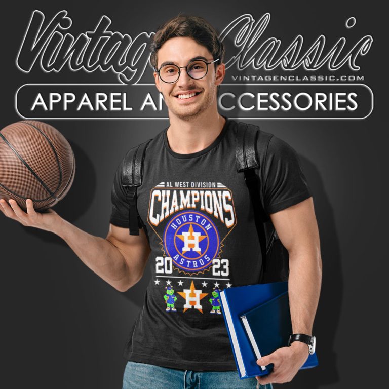 Houston Astros Shirt Al West Division Champions 2023 Mascots T Shirt Houston Astros Shirt Al West Division Champions 2023 Mascots T Shirt