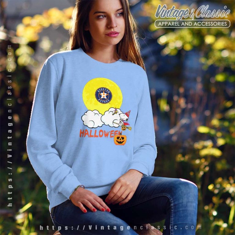 Houston Astros Snoopy Halloween Sweatshirt Houston Astros Snoopy Halloween Sweatshirt