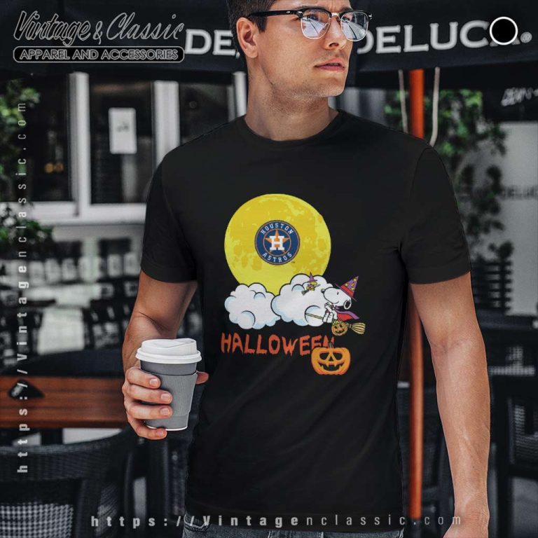 Houston Astros Snoopy Halloween T Shirt Houston Astros Snoopy Halloween T Shirt