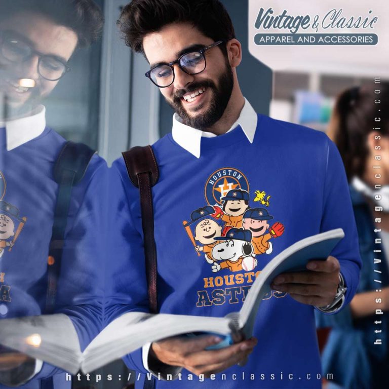 Houston Astros Snoopy The Peanuts Sweatshirt Houston Astros Snoopy The Peanuts Sweatshirt