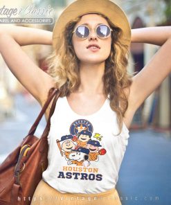 Houston Astros Snoopy The Peanuts Tank Top Racerback