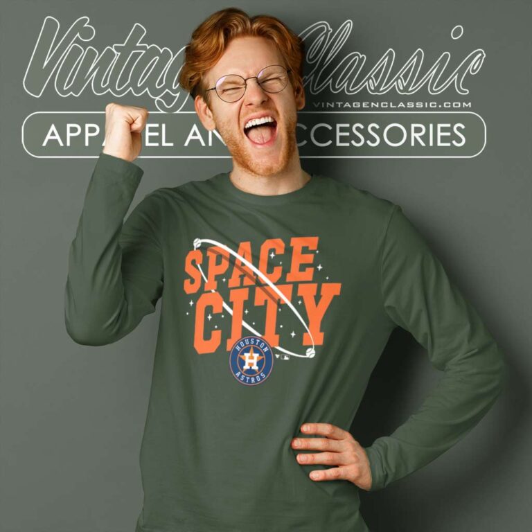 Houston Astros Space City Long Sleeve Tee Houston Astros Space City Long Sleeve Tee