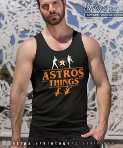 Houston Astros Things Baseball Tank Top Racerback