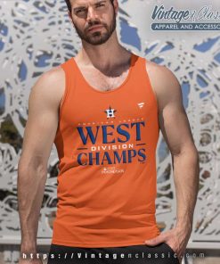 Houston Astros 2023 AL West Division Champions Tank Top Racerback