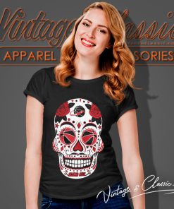 Houston Basketball Sugar Skull Women T Shirt