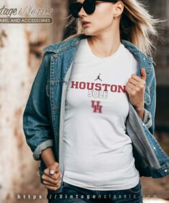 Houston Cougars Jordan On Court Bench Vneck