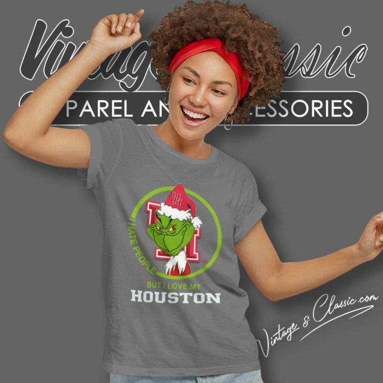 Houston Cougars Ncaa Christmas Grinch Shirt I Hate People But I Love My Houston Cougars Women TShirt Houston Cougars Ncaa Christmas Grinch Shirt I Hate People But I Love My Houston Cougars Women TShirt