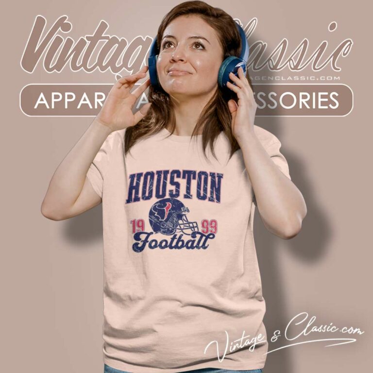 Houston Football 1999 Vintage Shirt For Fans Women TShirt Houston Football 1999 Vintage Shirt For Fans Women TShirt