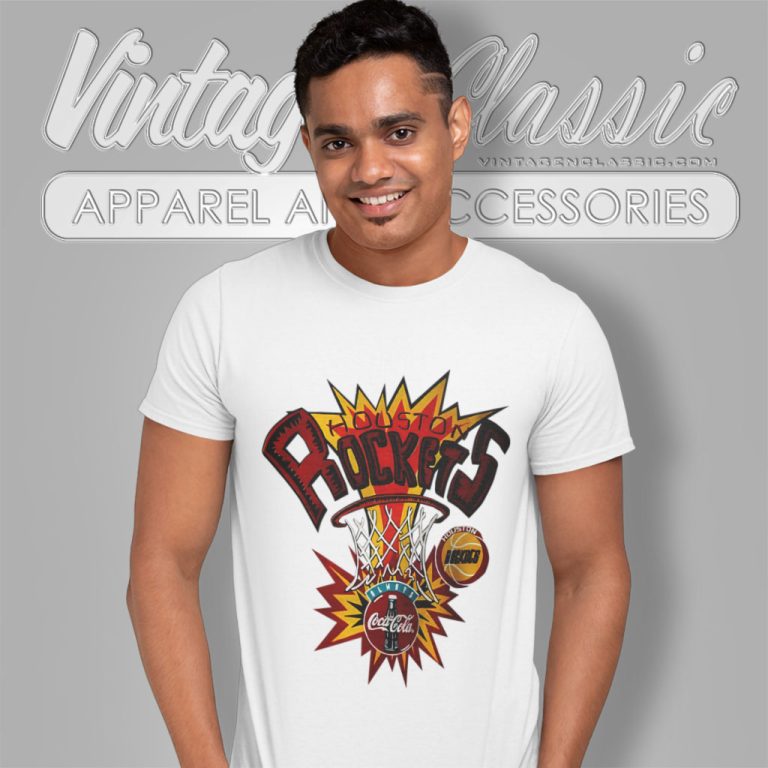 Houston Rockets Coca Cola Logo T Shirt Houston Rockets Coca Cola Logo T Shirt