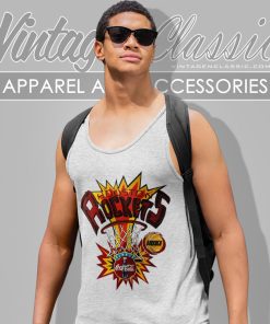 Houston Rockets Coca Cola Logo Tank Top Racerback