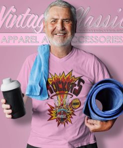 Houston Rockets Coca Cola Logo V Neck TShirt