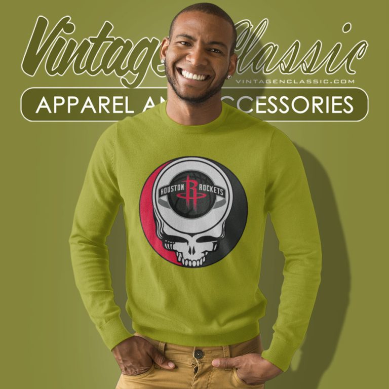Houston Rockets Grateful Dead Steal Your Face Sweatshirt Houston Rockets Grateful Dead Steal Your Face Sweatshirt