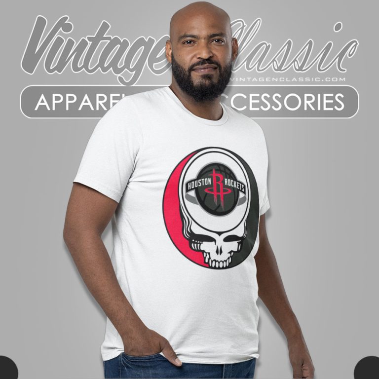 Houston Rockets Grateful Dead Steal Your Face T Shirt Houston Rockets Grateful Dead Steal Your Face T Shirt