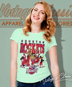 Houston Rockets Looney Tunes Nba Basketball Shirt 6 Houston Rockets Looney Tunes Nba Basketball Women T Shirt