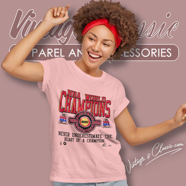 Houston Rockets Nba 1994 1995 Championship Women T Shirt Houston Rockets Nba 1994 1995 Championship Women T Shirt