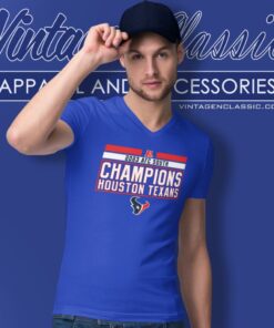 Houston Texans 2023 AFC South Division Champions Shirt 5 Houston Texans 2023 Afc South Division Champions V Neck TShirt