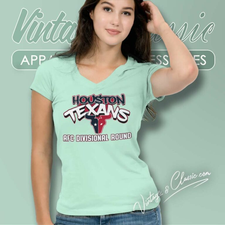 Houston Texans Afc Divisional Round V Neck TShirt Houston Texans Afc Divisional Round V Neck TShirt