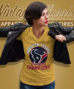Houston Texans Afc South Champions Logo 2023 V Neck TShirt