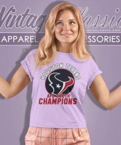 Houston Texans Afc South Champions Logo 2023 Women T Shirt
