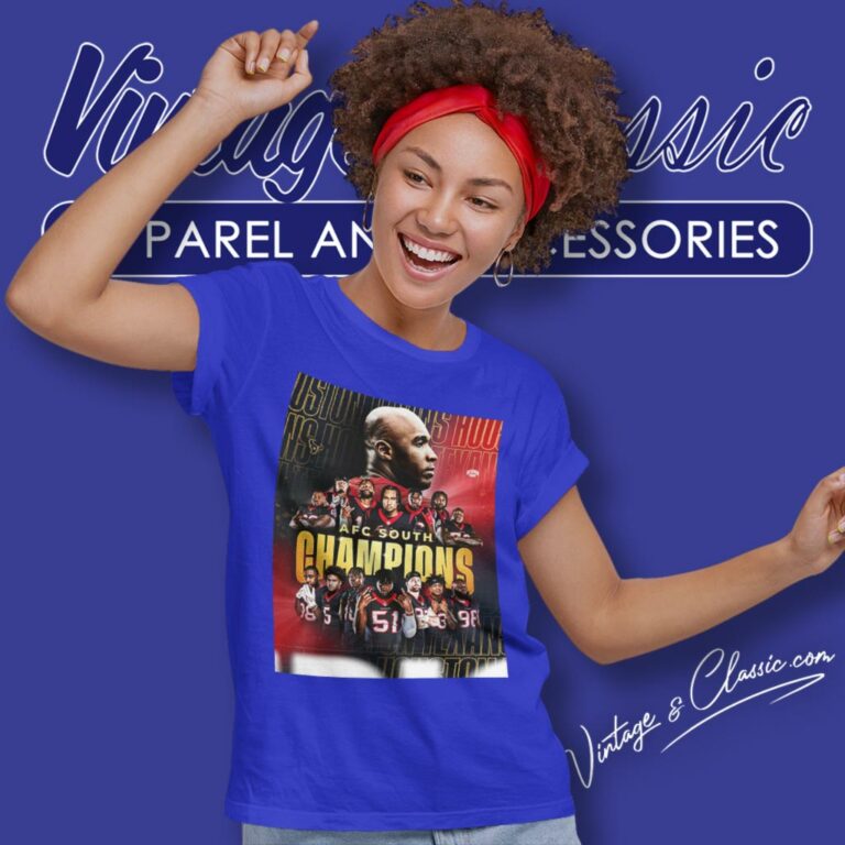 Houston Texans Are The Champions Of Afc South Division Nfl Playoffs 2023 Poster Women T Shirt Houston Texans Are The Champions Of Afc South Division Nfl Playoffs 2023 Poster Women T Shirt