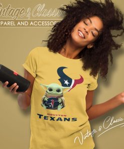 Houston Texans Baby Yoda Shirt 6 Houston Texans Baby Yoda Women T Shirt