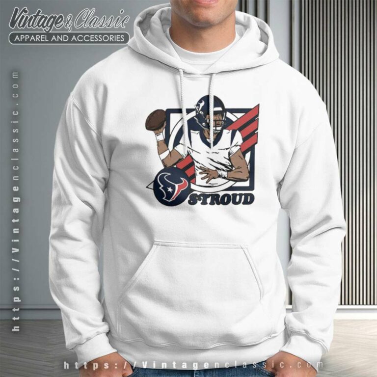Houston Texans C J Stroud 2023 Nfl Draft First Round Pick Caricature Hoodie Houston Texans C J Stroud 2023 Nfl Draft First Round Pick Caricature Hoodie