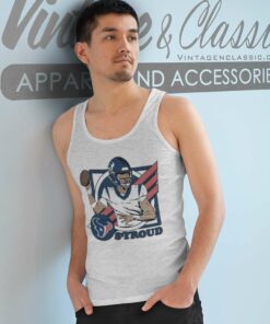 Houston Texans C J Stroud 2023 Nfl Draft First Round Pick Caricature Tank Top Racerback