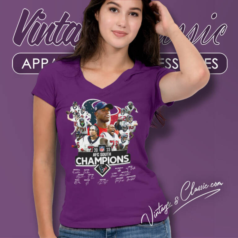 Houston Texans Champions Nfl V Neck TShirt Houston Texans Champions Nfl V Neck TShirt