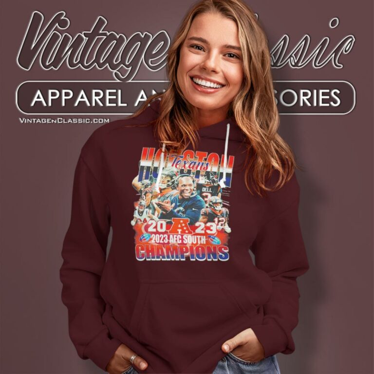 Houston Texans Football 2023 Afc South Champions Hoodie Houston Texans Football 2023 Afc South Champions Hoodie