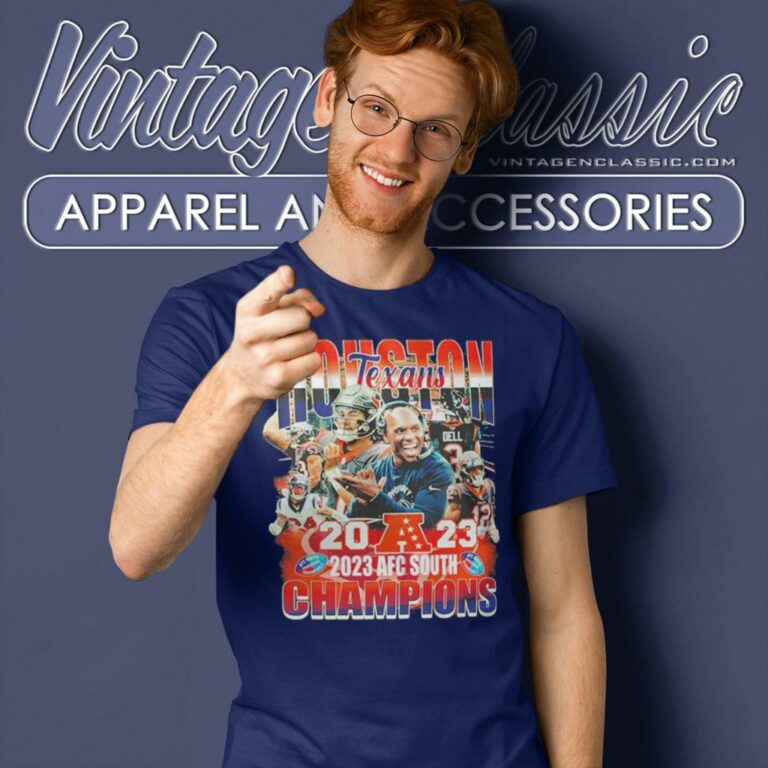 Houston Texans Football 2023 Afc South Champions T Shirt Houston Texans Football 2023 Afc South Champions T Shirt