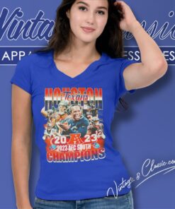 Houston Texans Football 2023 Afc South Champions V Neck TShirt