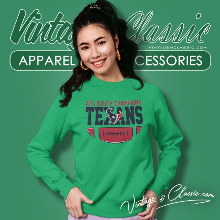 Houston Texans Football Afc South Champions Sweatshirt Houston Texans Football Afc South Champions Sweatshirt