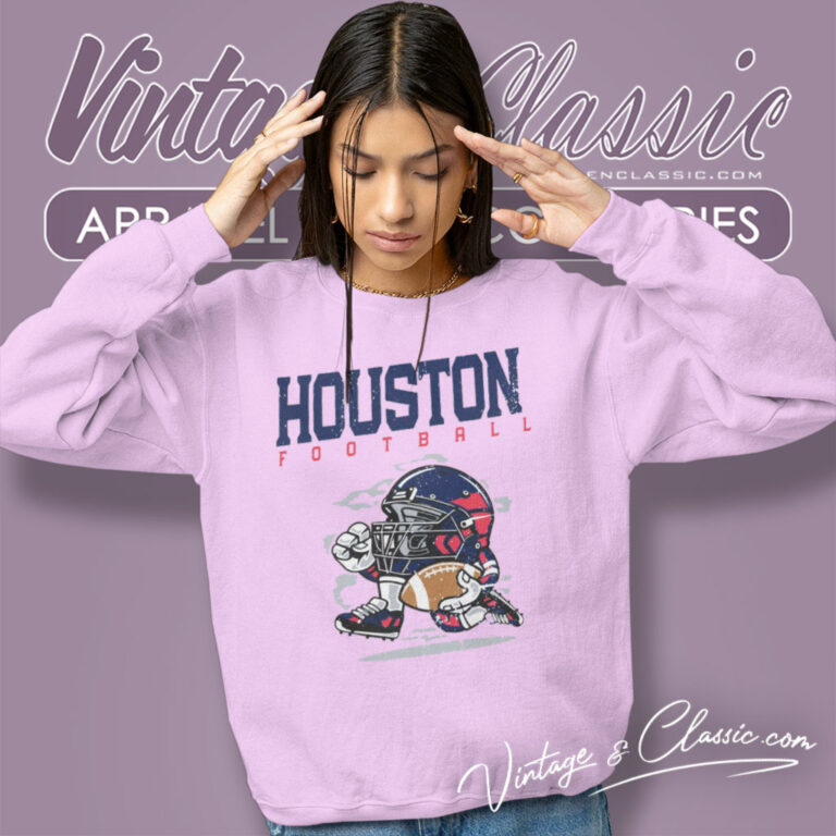 Houston Texans Football Helmet Vintage Sweatshirt Houston Texans Football Helmet Vintage Sweatshirt