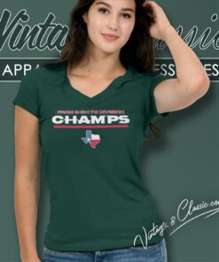 Houston Texans From 3 13 1 To Division Champs V Neck TShirt