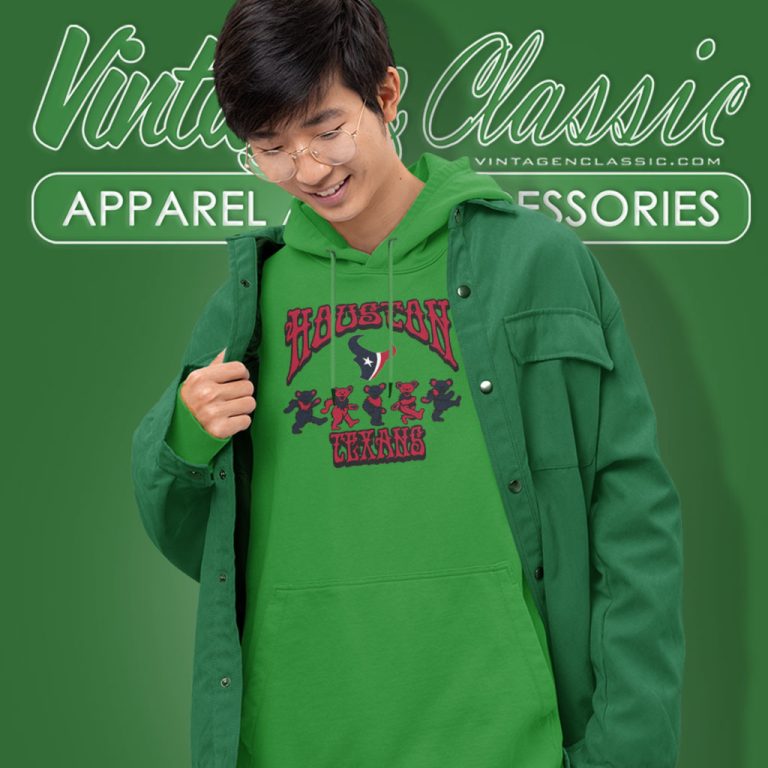 Houston Texans Grateful Dead Dancing Bears Hoodie Houston Texans Grateful Dead Dancing Bears Hoodie