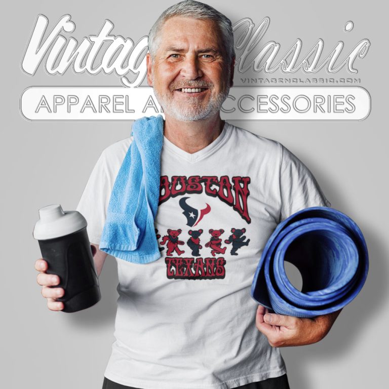 Houston Texans Grateful Dead Dancing Bears V Neck TShirt Houston Texans Grateful Dead Dancing Bears V Neck TShirt