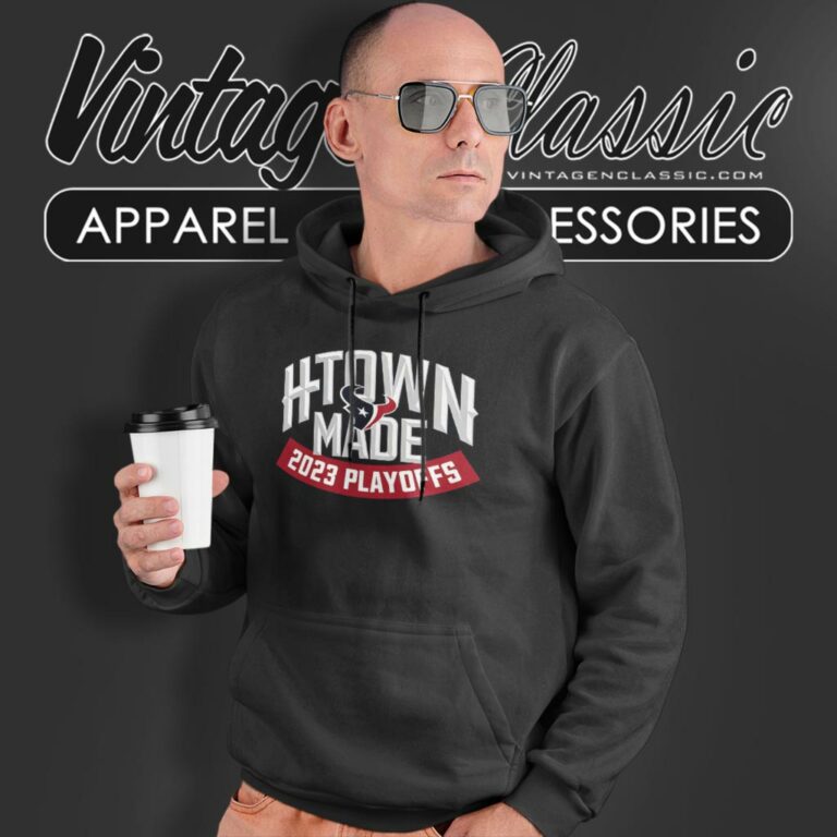 Houston Texans H Town Made 2023 Playoff Hoodie Houston Texans H Town Made 2023 Playoff Hoodie