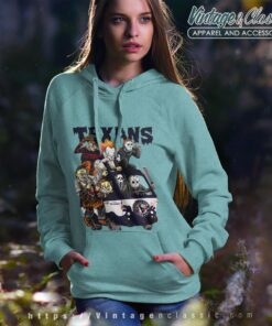Houston Texans Horror Movies Characters Halloween Shirt Hoodie