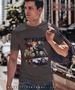 Houston Texans Horror Movies Characters Halloween Shirt T shirt