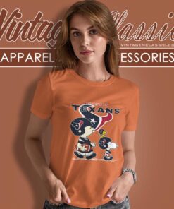 Houston Texans Lets Play Football Together Snoopy Shirt Women T shirt