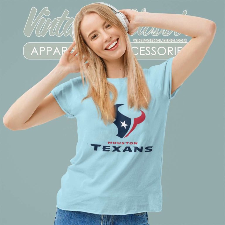 Houston Texans Logo Women TShirt Houston Texans Logo Women TShirt