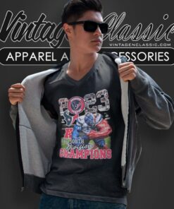 Houston Texans Mascot 2023 Afc South Division Champions V Neck TShirt