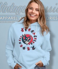 Houston Texans Nfl Grateful Dancing Bears Hoodie