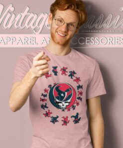 Houston Texans Nfl Grateful Dancing Bears T Shirt