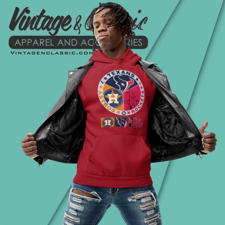 Houston Texans Rockets Astros Sport Champions 2023 Hoodie Houston Texans Rockets Astros Sport Champions 2023 Hoodie